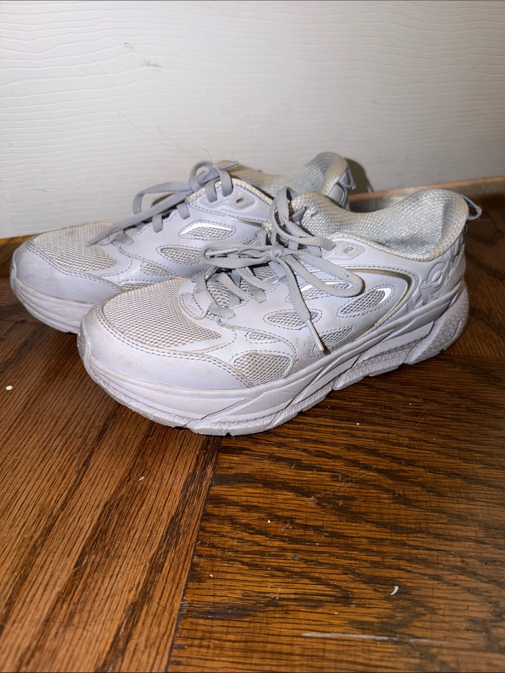 Hoka light blue sneakers size 7